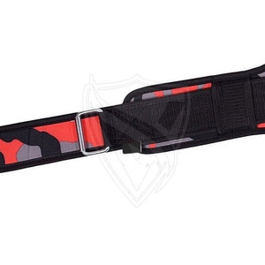 เข็มขัดยกน้ำหนัก VERITAS SPORTS VA-309 แบบสั่งทำพิเศษ ทำจากนีโอพรีนและหนัง ป้องกันเอว กันลื่น ปรับได้ สำหรับทุกเพศ - Product Image 6