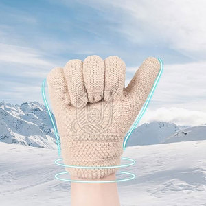 Custom Logo Eco-Friendly Winter <b>Gloves</b> Fleece Lined <b>Touchscreen</b> High Quality Casual Outdoor Sports <b>Gloves</b> - Product Image 5