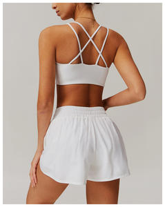 2025 nueva llegada ropa deportiva Sujetador de gimnasio Ropa de yoga Traje Sujetador deportivo Ropa activa Logotipo personalizado Ropa de entrenamiento Sujetador de mujer Fabricante - Product Image 3