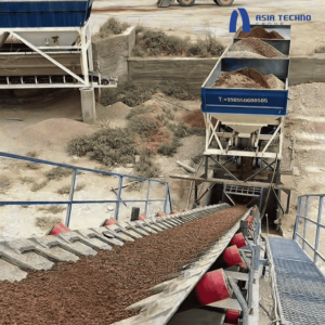 Bomba de caja de cambios PLC de dosificación de hormigón HZS120 integrada, base de cojinete de motor para construcción, dosificación de silo de cemento - Product Image 5