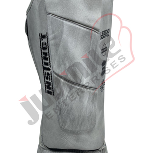 Legend Boxing Series Espinilleras de alta calidad Protectores de piernas de cuero de vaca antiguo de grado premium para protección de boxeo - Product Image 6