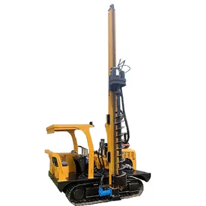 HXR5 series pile driver with auger for borehole pilint