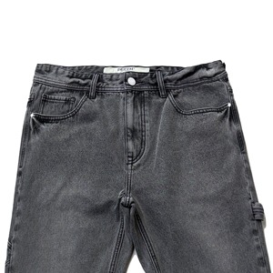 Vêtements de créateurs pour hommes, streetwear hip hop pantalon skinny déchiré endommagé en denim rayé pantalon jean solide hiver - Product Image 3