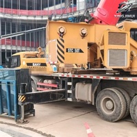 SANY STC250 Truck Crane 25 Ton Mobile Lifting Crane Mesin Weichai Baru SANY Construction Truck Mounted Crane Hoist Machinery
