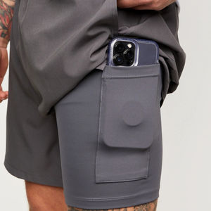 Pantalones Cortos de Compresión Premium para Hombre con Tejido Elástico Multidireccional y Servicio de Logotipo Personalizado para Marcas de Ropa Deportiva - Product Image 5