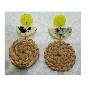 Handmade High Quality Acrylic <b>Drop</b> <b>Earrings</b> for Women Classic Style <b>Fashion</b> Accessory for Anniversaries - Product Image 4