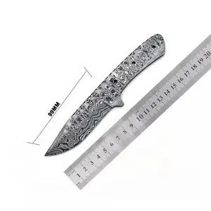Дамасский нож, чистые лезвия для изготовления охотничьих ножей из высокоуглеродистой стали, пустые лезвия для продажи по низкой цене