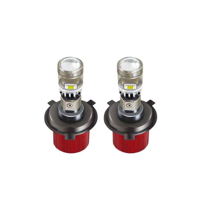 Tempra 2000 H4 Lens Led Xenon 90 Watt Horizon Striped Lightning Effect White
