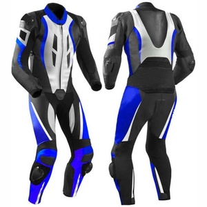 Combinaison de course unisexe en cuir de vachette 2 pièces, vêtements de sport imprimés, équipement en cuir pour adultes, pour la moto, la course, combinaison de moto - Product Image 5