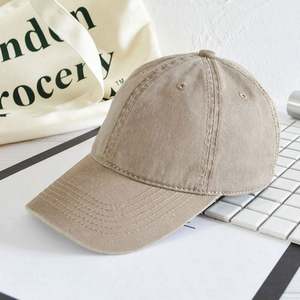 Casquettes de baseball délavées en coton 100 % non structurées avec logo personnalisé, couleur unie et broderie 3D – Vente en gros - Product Image 6