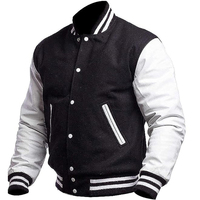 Veste de baseball d'hiver en cuir et laine, coupe-vent, écologique, de qualité supérieure, pour homme, collection 2024, soldes