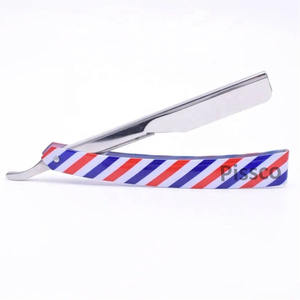 Rasoir de barbier à lame droite en acier inoxydable allemand, directement de l'usine, pour le rasage de la barbe et l'épilation - Product Image 1