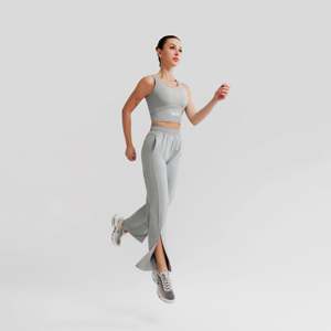 Pantalones Casuales de Cintura Alta Flex Aura, Tejido Transpirable, Talla XL, para Verano y Otoño, con Técnica de Arrugado, Largos - Product Image 6