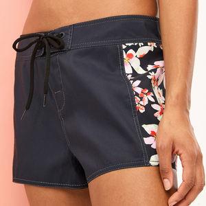 Denim Canvas <b>Women's</b> Surfing <b>Shorts</b> Solid Casual Eco-Friendly Breathable Quick Dry Beach Swim <b>Board</b> Custom Logo - Product Image 1