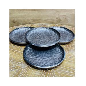 Bol de service de cuisine moderne en aluminium plaqué or, écologique, à quatre compartiments, pour fruits secs, collations et biscuits - Product Image 5