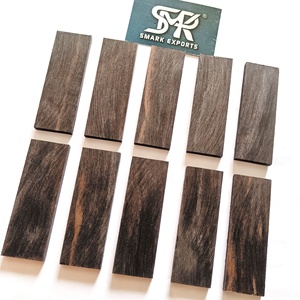 Básculas de mango de madera de ébano natural sólido para la fabricación de cuchillos, manualidades personalizadas, mangos de cuchillos de hoja fija y uso DIY - Product Image 6