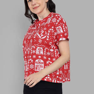 Dernière conception de chemises écologiques pour femmes, nouveau style de vêtements respirants au prix de gros - Product Image 2