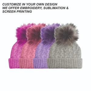 Bonnet en polyester doux de haute qualité Bold Streetwear Style décontracté Conception de bloc de couleur Manchette pliée Camouflage Arcs Caractère - Product Image 6