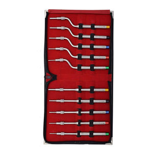 10 Pcs sinusal levantar Osteotomes Kit directamente conjunto cóncavo de implante Dental instrumentos implante Dental Osteotomes Kit - Product Image 1