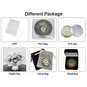个性化定制徽章硬币制造商 3D 锌合金金色金属珐琅收藏定制硬币定制徽章 - Product Image 5