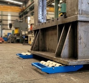 Carrello per Macchinari T-35 Capacità 35 Tonnellate - Set da 4 - Ruote Industriali per Movimentazione Materiali - RUOTE NILAMIN - Product Image 2