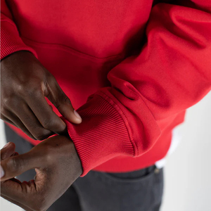 Sudadera con capucha de gran tamaño para hombre de alta calidad, venta al por mayor, sudaderas con capucha transpirables y cómodas con hombros caídos para hombre - Product Image 5