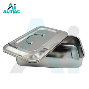 Bandeja de instrumentos quirúrgicos de acero inoxidable 304 directa de fábrica, caja de cesta, desinfección, esterilización, nueva base, instrumentos quirúrgicos - Product Image 1