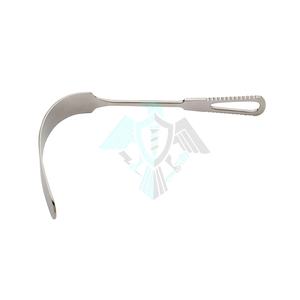 Retractor Hohmann curvo de hoja cóncava de 40mm, retractores de acero inoxidable, Material japonés, acero inoxidable - Product Image 2