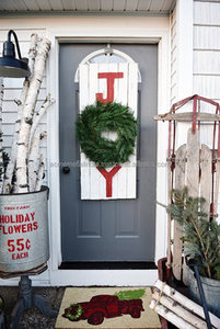 ถังชุบสังกะสีเคลือบด้วยโลหะพร้อมเคลือบสีเทาเหมาะสำหรับตกแต่งเทศกาลและของขวัญคริสต์มาสตามสั่งของตกแต่งตามเทศกาล - Product Image 4