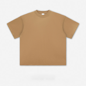 เสื้อยืดขนาดใหญ่สำหรับผู้ชาย350 GSM สีดำพิมพ์ลายสกรีนโลโก้ตามสั่ง100% ผ้าคอตตอนเนื้อละเอียดมีตัวอักษร - Product Image 5