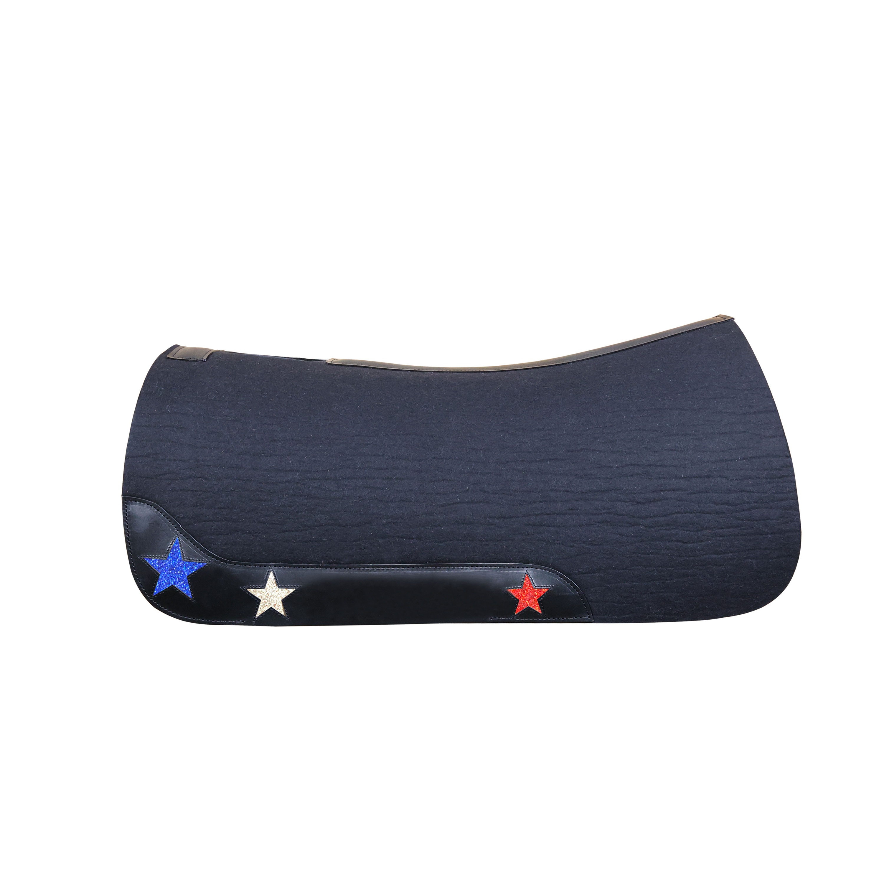 Red-Blue-White Glitter Star