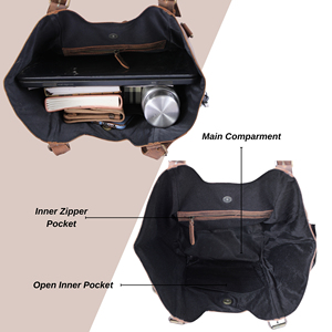 Sac fourre-tout en cuir véritable Sac à bandoulière vintage artisanal avec poignée supérieure et sangle détachable pour femmes - Product Image 4