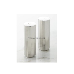 Juego de 2 espejos pulidos para decoración de mesa, sal y pimienta, diseño maravilloso, mesa de comedor, sal y pimienta, utensilios de cocina, herramientas - Product Image 1