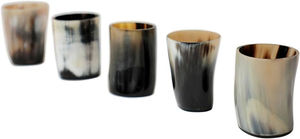 Verre à corne durable écologique fait à la main Style américain verres biodégradables pour la bière et le vin au meilleur prix de gros - Product Image 2