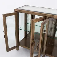 Grande console d'apothicaire avec plusieurs tiroirs |   Armoire de rangement pour salon