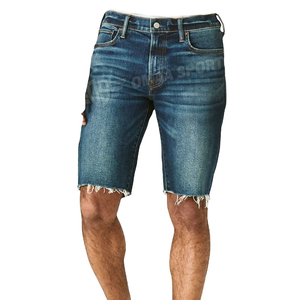 Pantalones cortos de mezclilla holgados de talle alto de gran tamaño ecológicos de alta calidad personalizados para pantalones cortos de mezclilla para hombre - Product Image 6