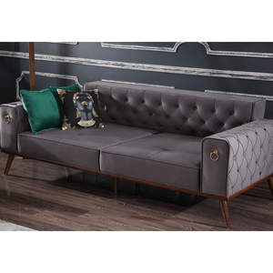 Chesterfield – canapé de luxe de haute qualité, canapé de salon en velours, canapé en tissu, canapé élégant pour salon - Product Image 3