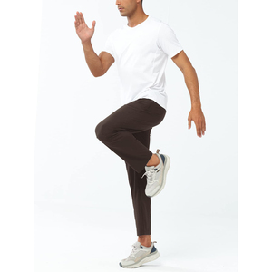 กางเกงผู้ชายสำหรับฤดูหนาวกางเกงผู้ชายแบบถักมีกระเป๋ากางเกงเอวยางยืดผ้าฝ้ายหนาโอเวอร์ไซส์สำหรับผู้ชาย - Product Image 3