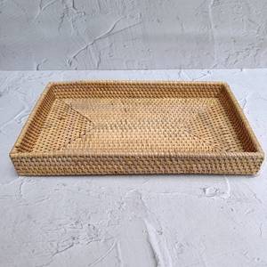 Bandeja de Servicio Multifuncional Moderna de Ratán Natural de Diseño de Alta Calidad para Uso en la Cocina, Hotel, Bodas y Fiestas, Elegante y Hecha a Mano - Product Image 4