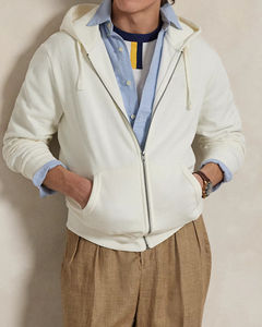 Sudadera con capucha y cremallera para hombre, diseño deportivo informal, algodón suave, manga larga, para gimnasio, fitness, correr, uso diario al aire libre, estilo cómodo y a la moda - Product Image 1