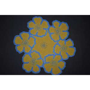 Set de table en coton tissé à la main de style nordique, style nordique classique, bord festonné, disponible à bas prix - Product Image 4