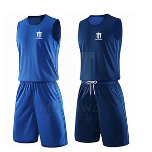 Uniforme de basket-ball professionnel pour hommes, sans manches, double face, personnalisé, respirant, séchage rapide, 100% polyester, logo personnalisé - Product Image 1