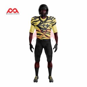 เสื้อทีมอเมริกันฟุตบอลสำหรับผู้ชายเสื้อถักลายทแยงแขนสั้นระบายอากาศได้ดี - Product Image 2