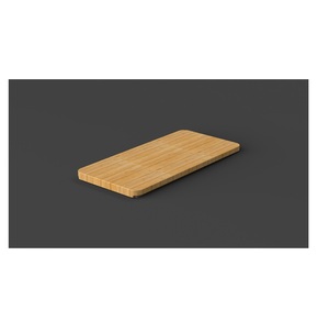 Tabla de cortar rectangular de madera de nuevo diseño, tabla de cortar de cocina con acabado Natural de madera de acacia - Product Image 1
