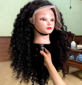 Extensions de cheveux vierges crus vietnamiens vague d'eau crépus bouclés faisceaux perruque de cheveux humains lâche vague naturelle profonde cuticule alignée - Product Image 2