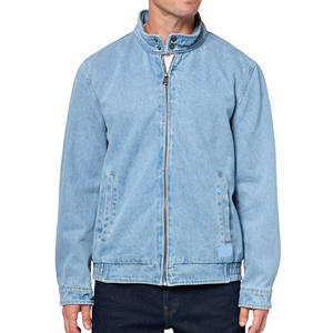 Chaqueta Vaquera para Hombre de Alta Calidad, Diseño Premium Nuevo OEM, Estilo Casual, Chaqueta de Invierno Transpirable, Chaqueta Vaquera de Color Sólido para Hombre - Product Image 1