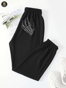 Pantalón clásico de diamantes de imitación para hombre, ropa informal diaria, pantalones de diamantes de imitación de alta moda para hombre, calidad Premium - Product Image 2