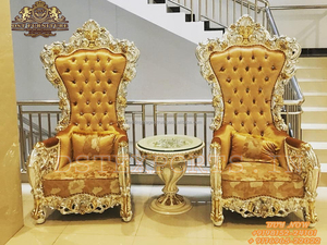 Sillas de diseño tallado en madera de teca turca, sillón de salón tallado en madera, Estilo Vintage, hecho en madera, FRANCÉS - Product Image 2