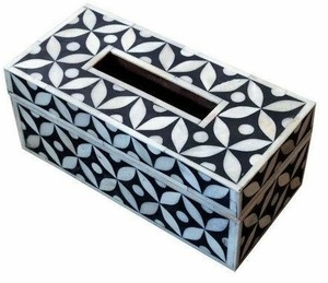 Caja Dispensadora de Papel Higiénico de Madera de Lujo con Diseño Floral, Ecológica, Personalizable para Oficina en Casa Estilo Boho, Opción de Regalo Personalizado - Product Image 2