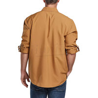 Camisa de Pesca Impermeable con Botones, Camisa de Pesca Profesional Personalizada de Spandex y Algodón